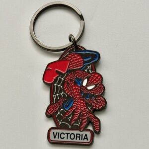 SPIDERMAN Keychain Marvel Universal
Studios Orlando Personalized VICTORIA